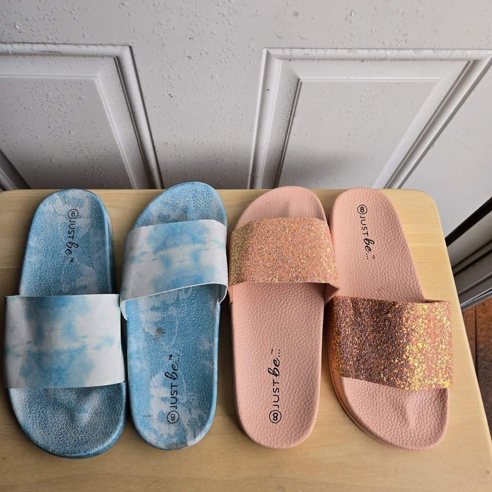 Just Be Slides Bundle Of 2 Sz 8